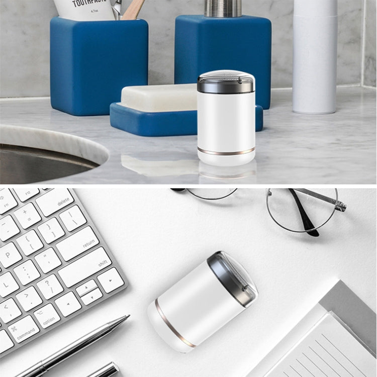 SH-588 USB Charging Electric Mini Shaver Portable Car Travel Shaver(White) - free shipping - PMC TechLife - Order now!