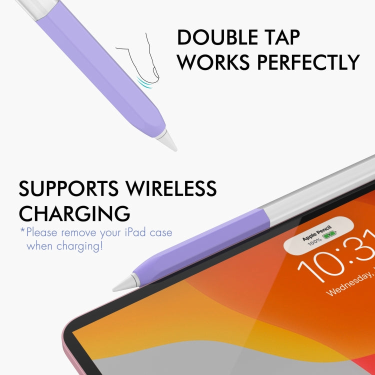 For Apple Pencil 2 AhaStyle PT-LC05 Jelly Style Translucent Silicone Protective Pen Case(Black) - free shipping - PMC TechLife - Order now!
