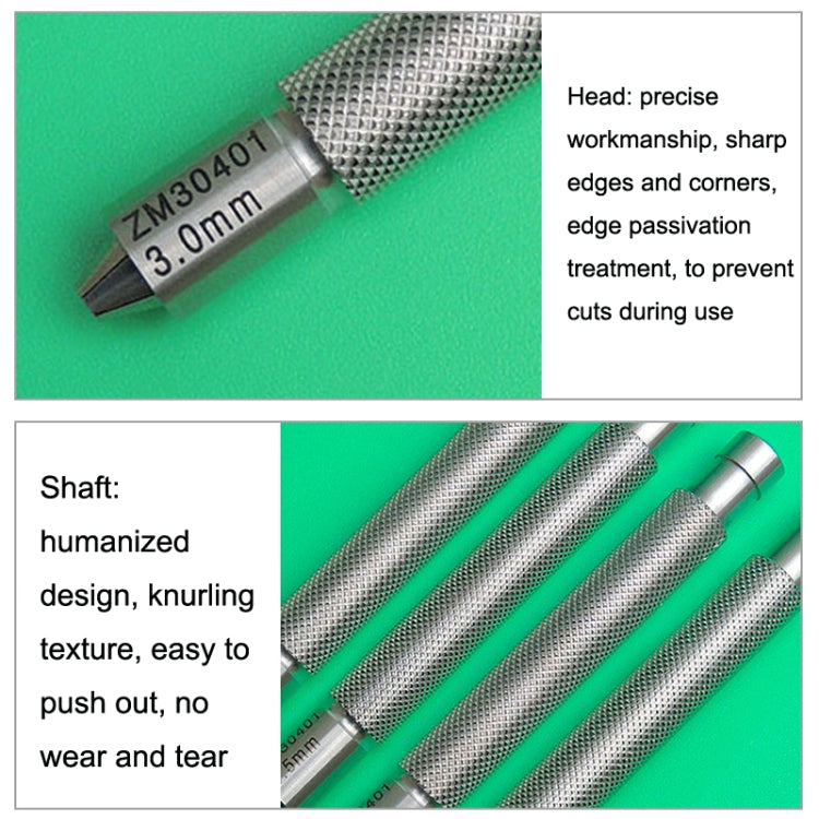 QYZ7021 6.0-7.0mm Watch Clockwork Time Adjustment Tool Stainless Steel Watch Handle - Watch Repair Tools by PMC TechLife | Online Shopping South Africa | PMC TechLife