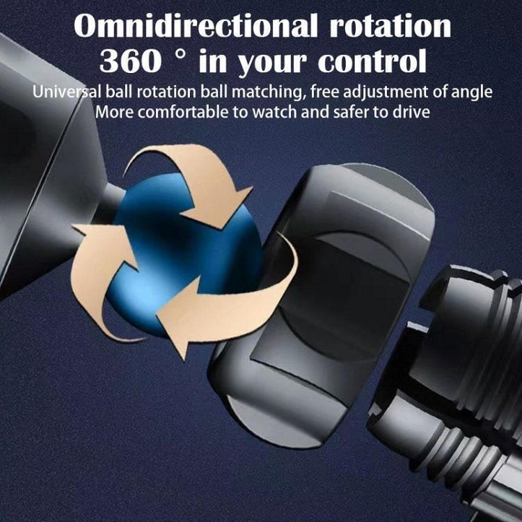 Gravity Navigation Car Air Outlet Triangular Mobile Phone Holder(Golden) - Car Holders by PMC TechLife | Online Shopping South Africa | PMC TechLife