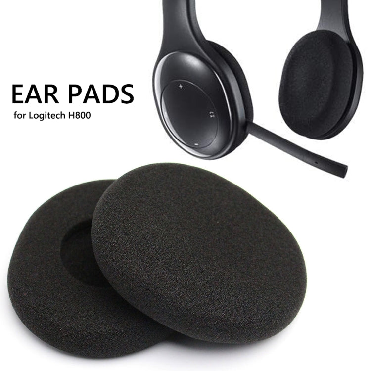 For Logitech H800 Headphone 2pcs Sponge Cover Ear Pads Earmuff - Earmuff & Pad by PMC TechLife | Online Shopping South Africa | PMC TechLife