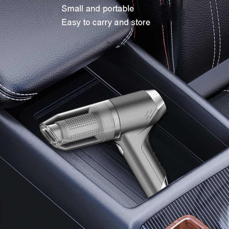 SUITU ST-6671 Wireless Car Vacuum Cleaner Small Handheld Blowing and Suction Dual Use, Style: Brushless Dark Green+Floor Brush - free shipping - PMC TechLife - Order now!