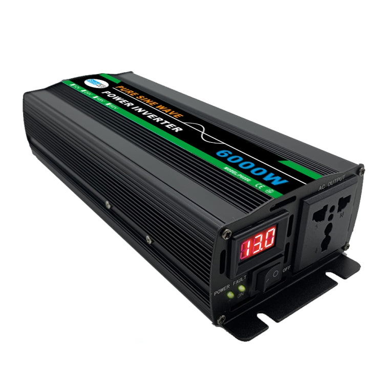 6000W (Actual 1000W) 12V to 220V High Power Car Sine Wave Inverter Power Converter - Pure Sine Wave by PMC TechLife | Online Shopping South Africa | PMC TechLife | Buy Now Pay Later Mobicred