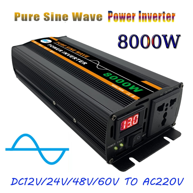 8000W (Actual 1300W) 48V to 220V High Power Car Sine Wave Inverter Power Converter - Pure Sine Wave by PMC TechLife | Online Shopping South Africa | PMC TechLife