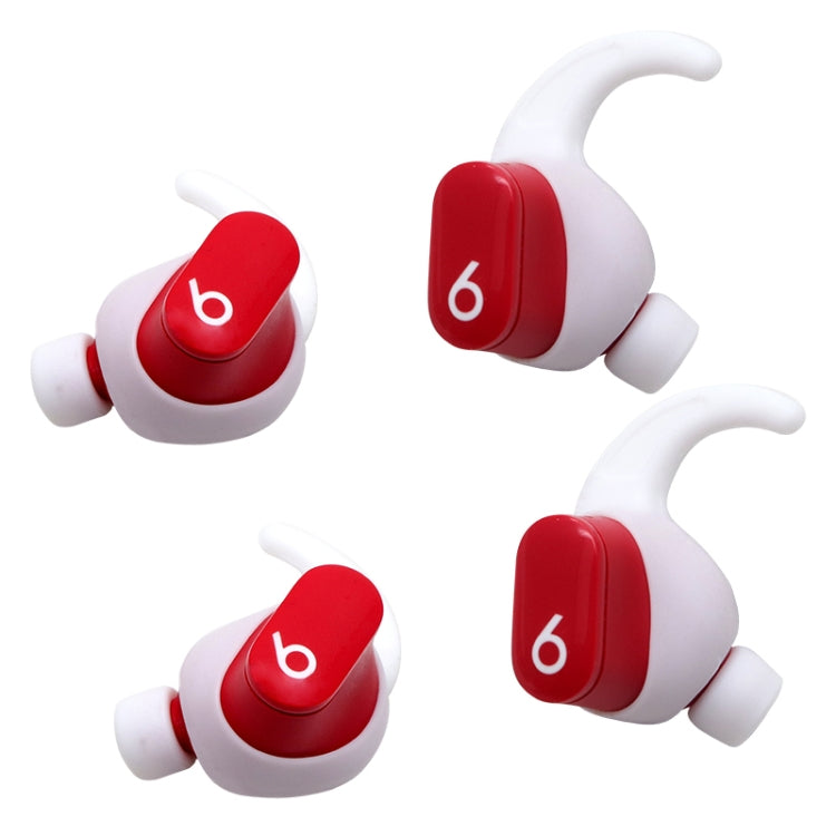 For Beats Studio Buds 2pairs Wireless Bluetooth Earphone Silicone Non-slip Ear Caps(White) - Anti-dust & Ear Caps by PMC TechLife | Online Shopping South Africa | PMC TechLife