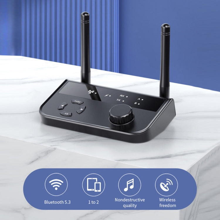 B39 2 In 1 Bluetooth 5.3AUX Music Receiver TV Computer Adapter - Audio Receiver Transmitter by PMC TechLife | Online Shopping South Africa | PMC TechLife