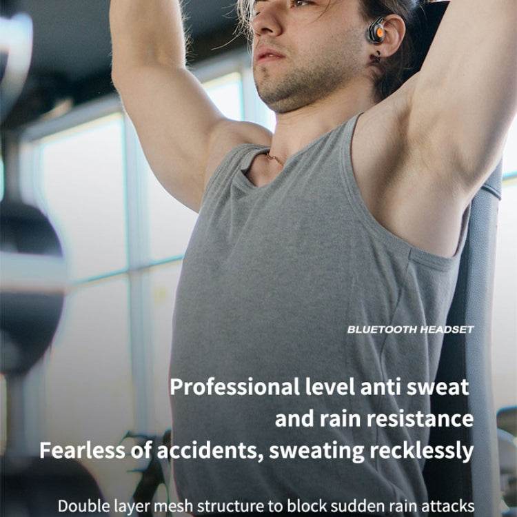 M2 Bone Conduction Earphones Running Stereo To Ear Bluetooth Earphones(Black + Red) - Neck-mounted Earphone by PMC TechLife | Online Shopping South Africa | PMC TechLife