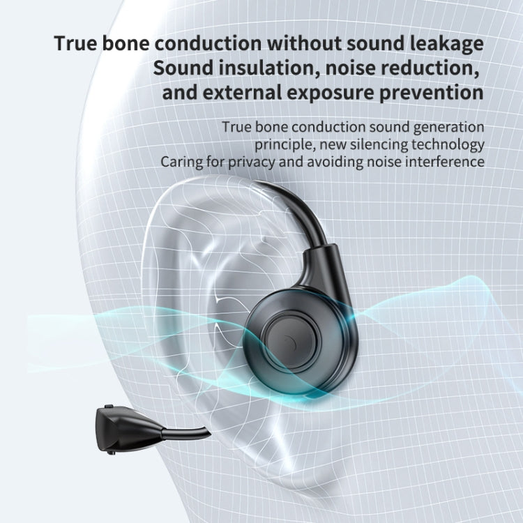 M2 Bone Conduction Earphones Running Stereo To Ear Bluetooth Earphones(Black + Blue) - Neck-mounted Earphone by PMC TechLife | Online Shopping South Africa | PMC TechLife