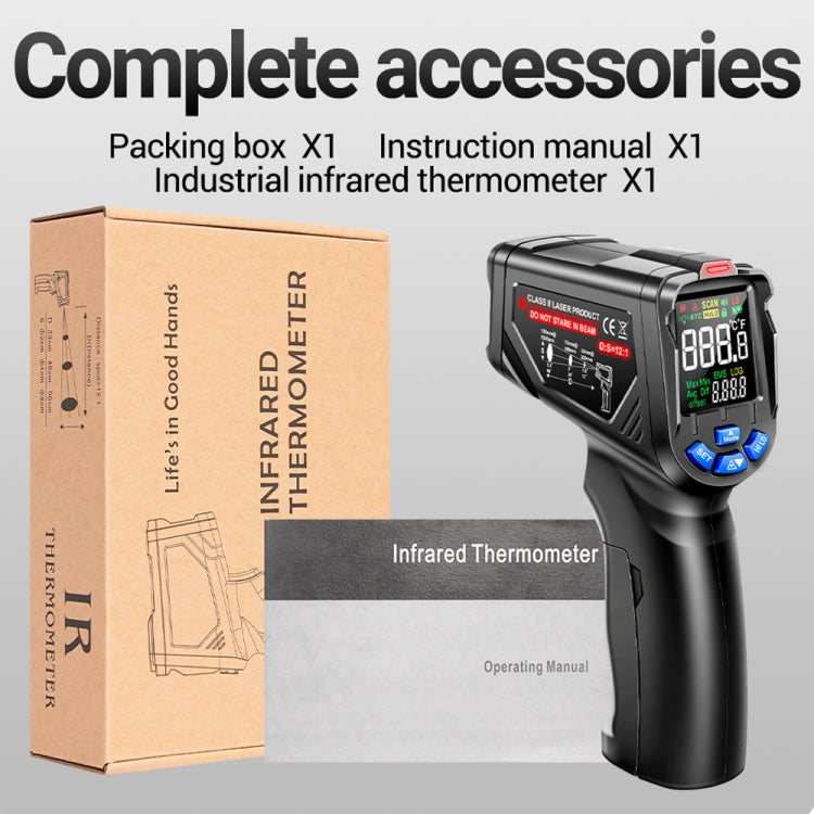 ANENG TH06 Oil Temperature High Precision Thermometer Laser Baking Infrared Water Thermometer(Orange) - free shipping - PMC TechLife - Order now!