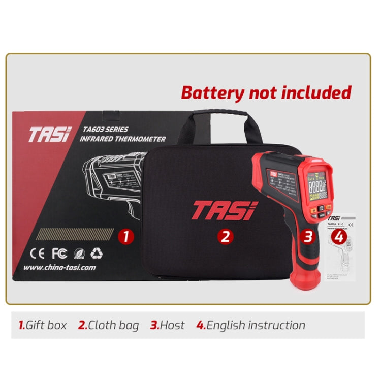 TASI TA603C -32-1680 degrees Celsius Color Screen Infrared Thermometer Industrial Electronic Thermometer - free shipping - PMC TechLife - Order now!