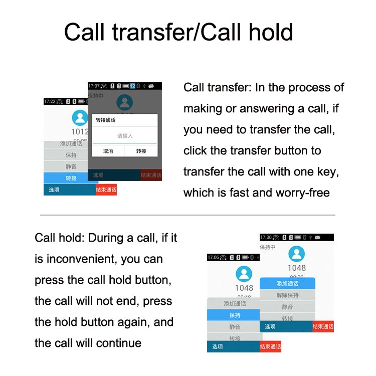 S07 Mobile Handheld WIFI Wireless Phone IP VOIP SIP Phone Support 4G Charging Base Network Phone - Smart Rings / Smart Telephones by PMC TechLife | Online Shopping South Africa | PMC TechLife