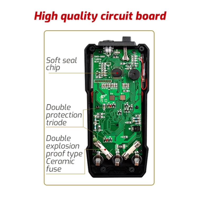 TASI TA801A Digital Multimeter Fully Automatic Multifunctional Digital Current Meter(Manual Model, Without Capacitor Measurement) - free shipping - PMC TechLife - Order now!