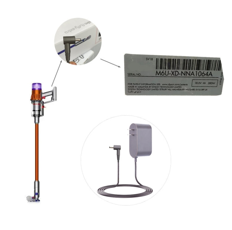 For Dyson V10 Slim Vacuum Cleaner 21.75V /1.1A Charger Power Adapter with Indicator Light UK Plug - free shipping - PMC TechLife - Order now!