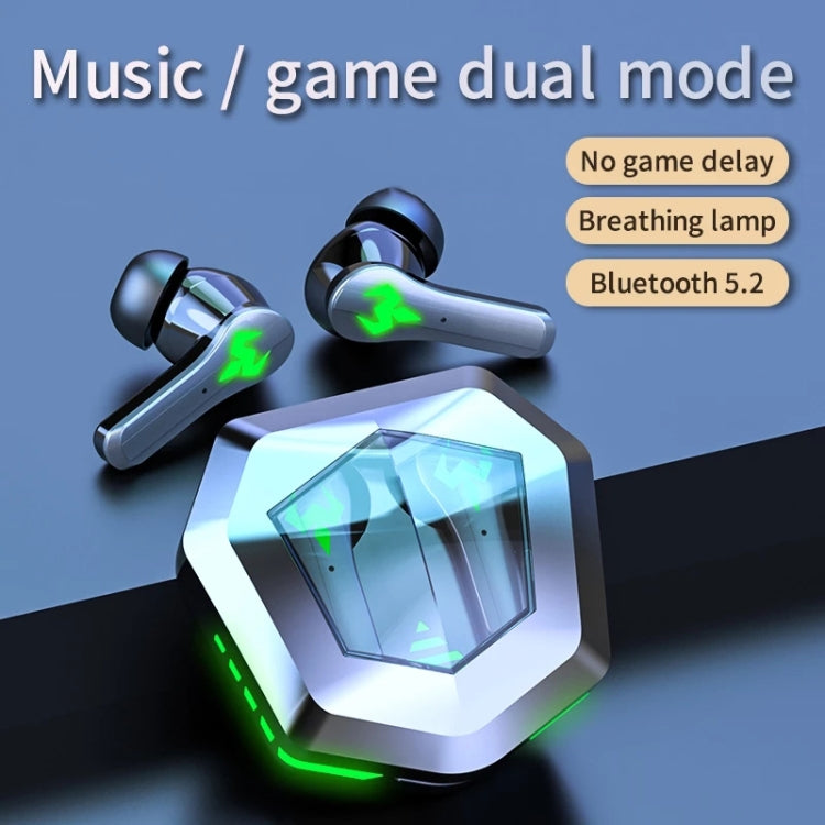 N35 TWS Colorful Light In-Ear Low Latency Wireless Bluetooth Game Earphones, Style: Non-digital Display - TWS Earphone by PMC TechLife | Online Shopping South Africa | PMC TechLife