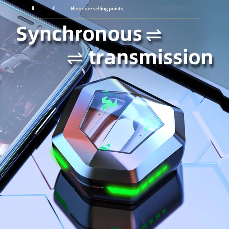 N35 TWS Colorful Light In-Ear Low Latency Wireless Bluetooth Game Earphones, Style: Non-digital Display - TWS Earphone by PMC TechLife | Online Shopping South Africa | PMC TechLife