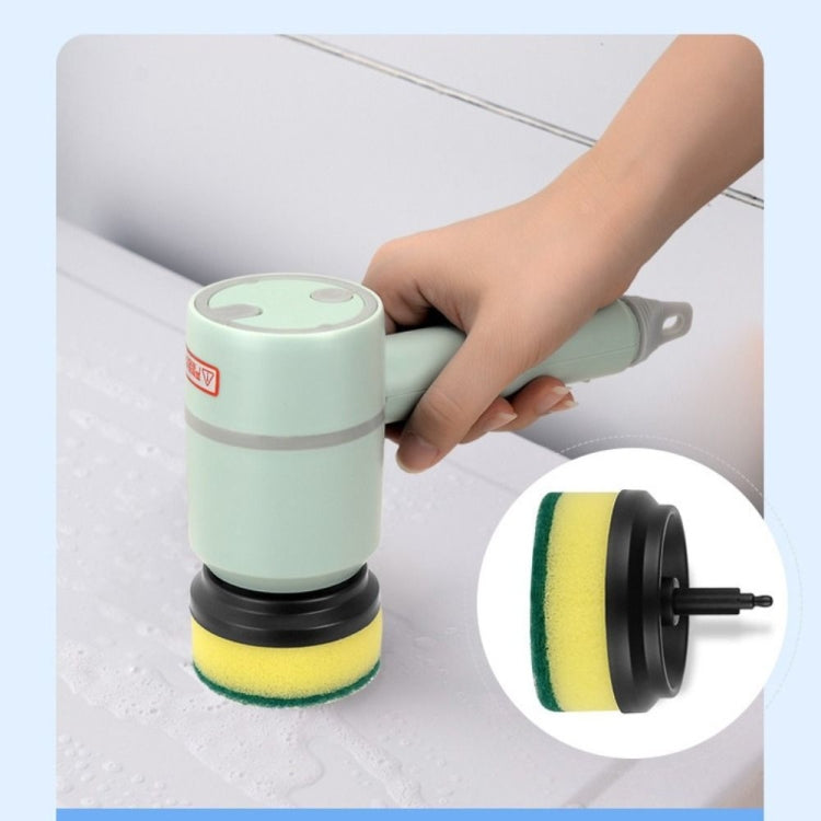 Wireless Electric Cleaning Brush USB Rechargeable Kitchen Bathtub Tile Cleaning Brushes Green 1200 mAh - free shipping - PMC TechLife - Order now!