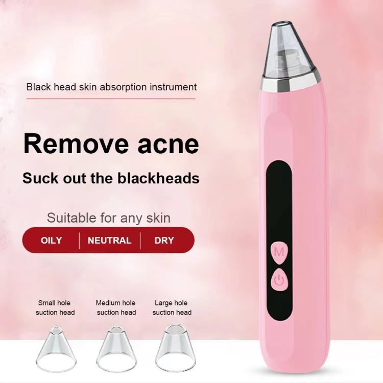 Blackhead Remover Vacuum Pore Cleaner Facial Deep Cleaning Beauty Tools(Pink) - Cleanser by PMC TechLife | Online Shopping South Africa | PMC TechLife