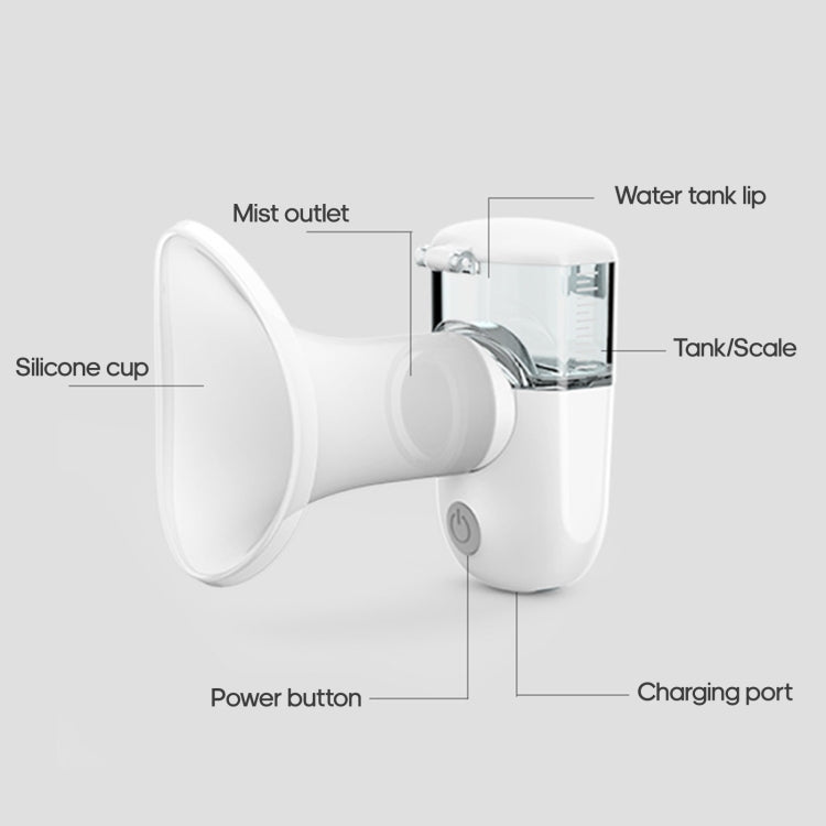 Rechargeable Eye Sprayer Mini Face Steamer Humidifier with Fine Mist(Green) - Beauty Instrument by PMC TechLife | Online Shopping South Africa | PMC TechLife
