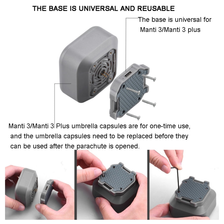 Manti 3 Plus Parachute for DJI Mavic Air 2 / 2S / Mavic 3 Improve Safety - Others by PMC TechLife | Online Shopping South Africa | PMC TechLife