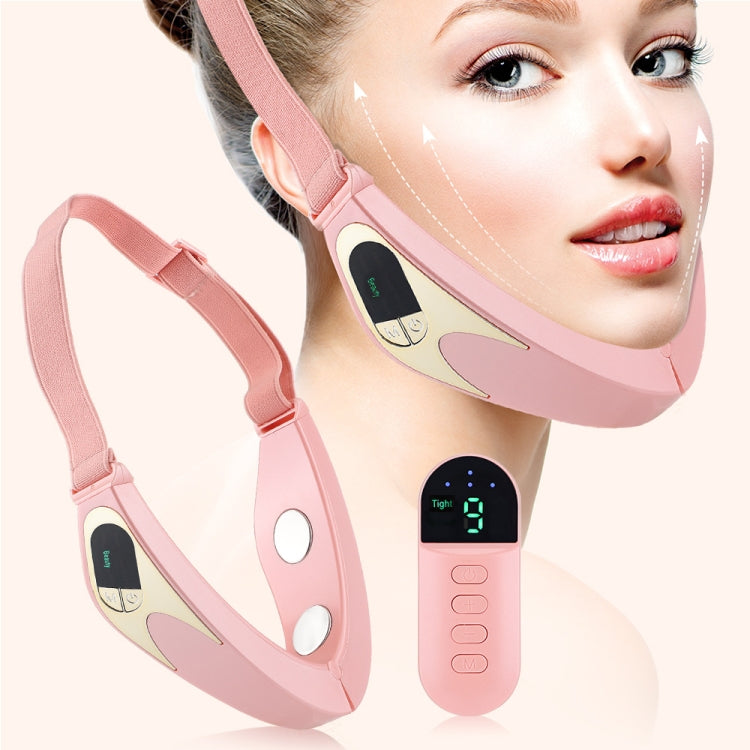 Microcurrent EMS Face Thinning Instrument Smart Red Blue Color Light Skin Rejuvenation Beauty Instrument(Pink) - Beauty Instrument by PMC TechLife | Online Shopping South Africa | PMC TechLife
