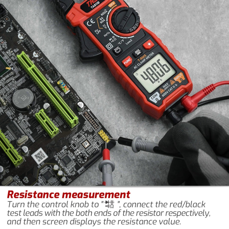 TASI TA811C Clamp Meter High Accuracy AC DC Voltage Ammeter - free shipping - PMC TechLife - Order now!
