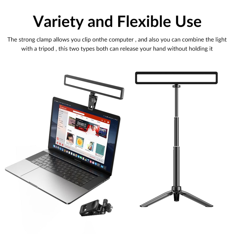 APEXEL APL-FL06 Portable Square Strip Live Video Conferencing Fill Light - free shipping - PMC TechLife - Order now!