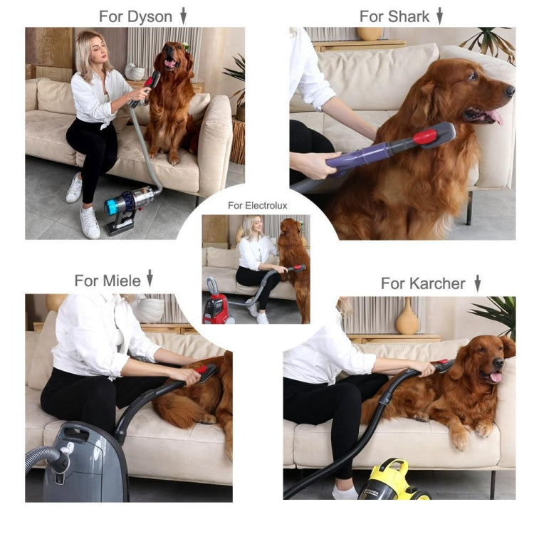 For Dyson V6 V7 V8 V9 Meile Vacuum Cleaner Pet Hair Removal Brush, Spec: With 35-32mm Adapter - free shipping - PMC TechLife - Order now!