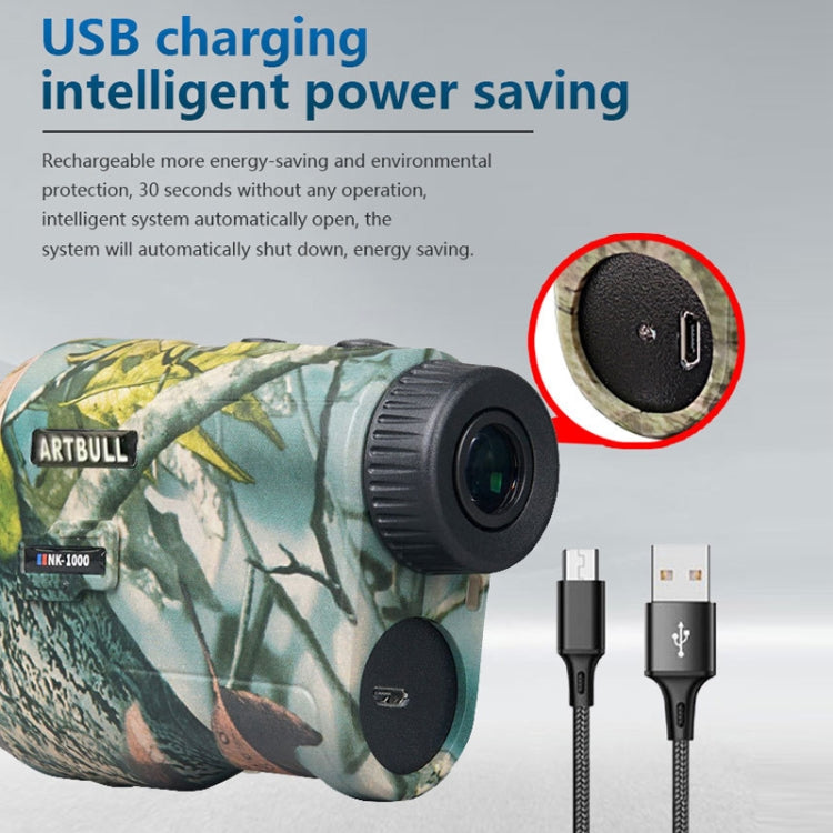 ARTBULL NK-1000 Camouflage Golf Rangefinder Rechargeable Telescope, Random Color Delivery - free shipping - PMC TechLife - Order now!