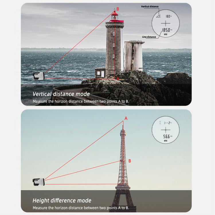 ARTBULL Golf Rechargeable Telescope Laser Rangefinder with Screen, Specification: 650m - free shipping - PMC TechLife - Order now!