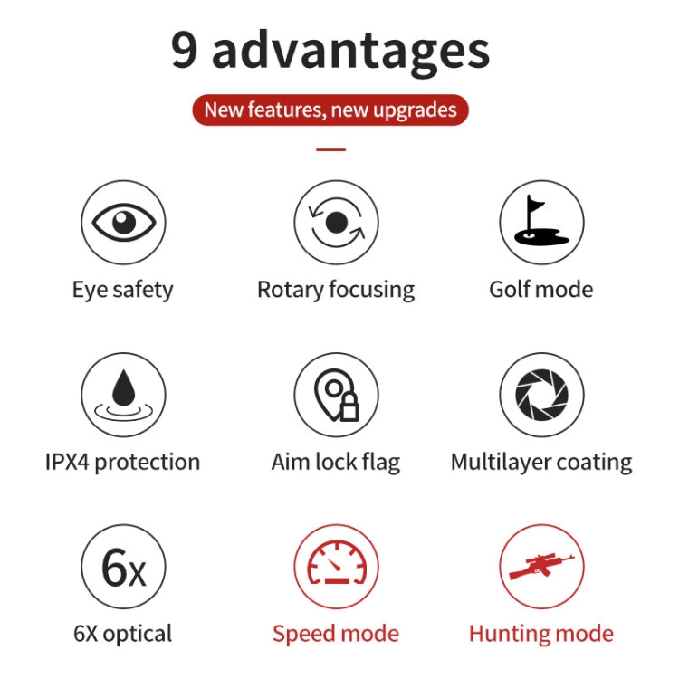 ARTBULL 1000m Golf Laser Rangefinder Telescope Altimeter Speedometer - free shipping - PMC TechLife - Order now!