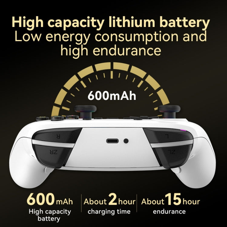 Wireless Bluetooth Somatosensory Vibration Gamepad for Nintendo Switch/Switch PRO, Color: Black Gold - Gamepads by PMC TechLife | Online Shopping South Africa | PMC TechLife