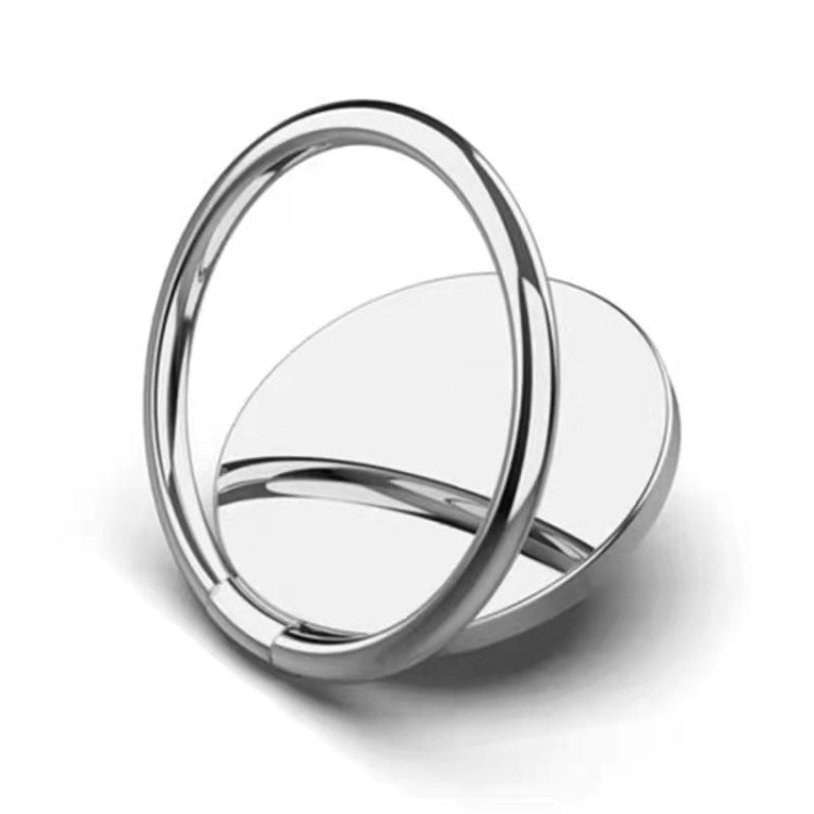 Full Metal Bracket 360 Degree Rotating Magnetic Phone Ring Buckle(Silver) - Ring Holder by PMC TechLife | Online Shopping South Africa | PMC TechLife