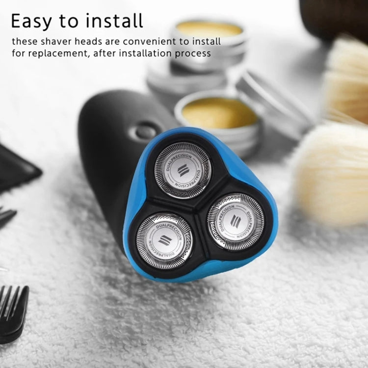 For Philips AT/PT Series Razor Integral Head with HQ8 Double-layer Blades(Navy Blue) - free shipping - PMC TechLife - Order now!