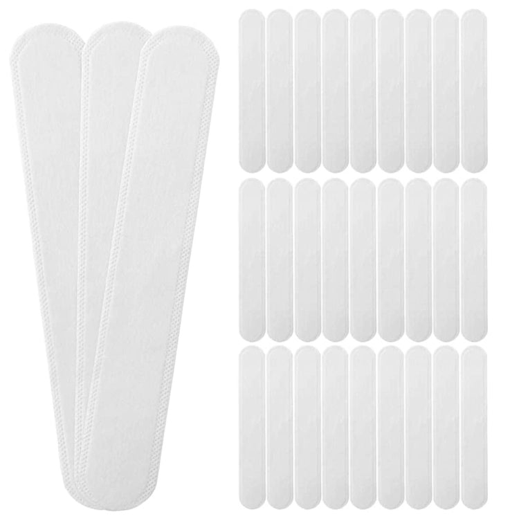 100pcs Disposable Hat Brim Stickers Shirt Collar Anti-dirty Sweat-absorbing Stickers(White) - free shipping - PMC TechLife - Order now!