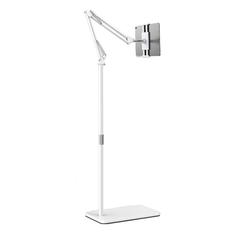 175cm Mobile Phone Tablet Live Broadcast Bedside Lifting Bracket Telescopic Cantilever Model (White) - Lazy Bracket by PMC TechLife | Online Shopping South Africa | PMC TechLife