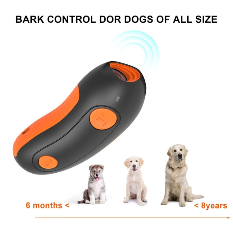Ultrasonic Pet Trainer Handheld Sonic Dog Repeller Portable Electronic Dog Trainer(Orange) - Training Aids by PMC TechLife | Online Shopping South Africa | PMC TechLife | Buy Now Pay Later Mobicred
