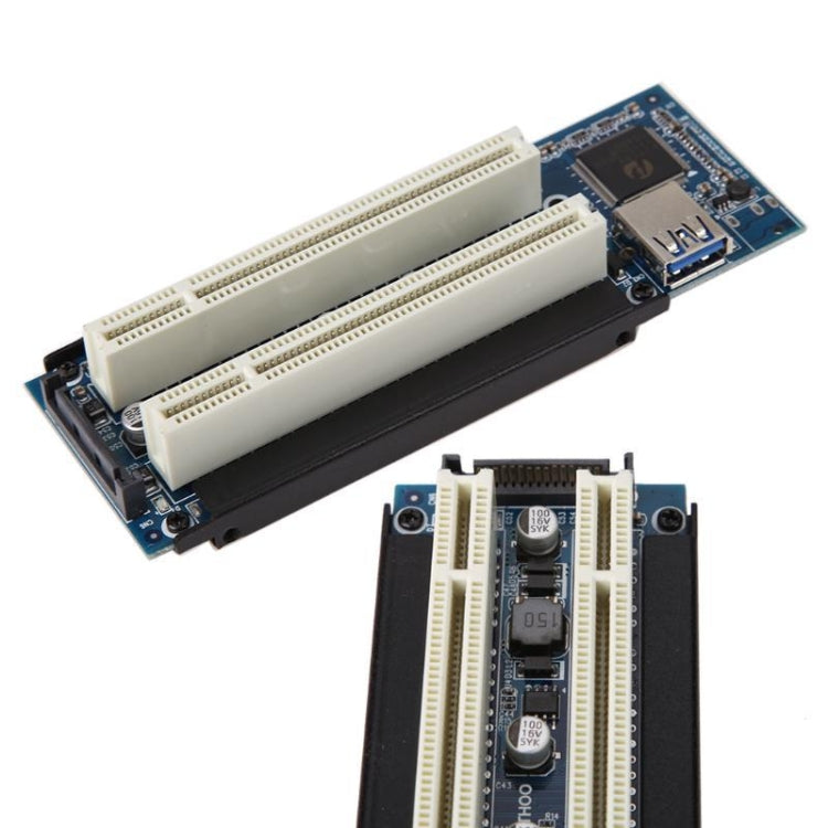 PCI-E 1X To Dual PCI Riser Card Extend Adapter Add Expansion Card For PC Computer - Add-on Cards by PMC TechLife | Online Shopping South Africa | PMC TechLife