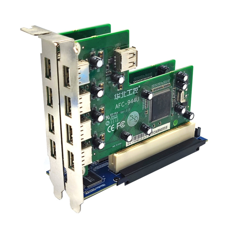PCI-E 1X To Dual PCI Riser Card Extend Adapter Add Expansion Card For PC Computer - Add-on Cards by PMC TechLife | Online Shopping South Africa | PMC TechLife