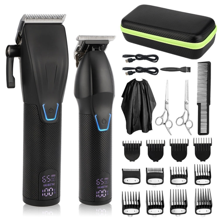 Men Electric Haircutting Tools Set Sculpting Electric Clipper(Black) - free shipping - PMC TechLife - Order now!