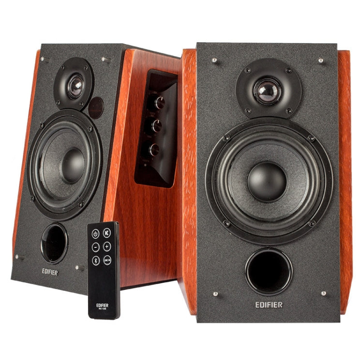 Edifier R1700BT Wireless Bluetooth HIFI Computer Speaker Subwoofer 2.0(Wood Grain) - free shipping - PMC TechLife - Order now!