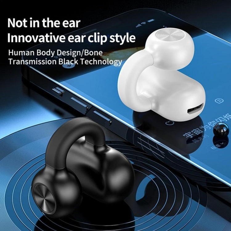 Z28 Wireless Ear Clip Type Single-Ear Bluetooth 5.3 Earphone(White Box Packag) - Bluetooth Earphone by PMC TechLife | Online Shopping South Africa | PMC TechLife