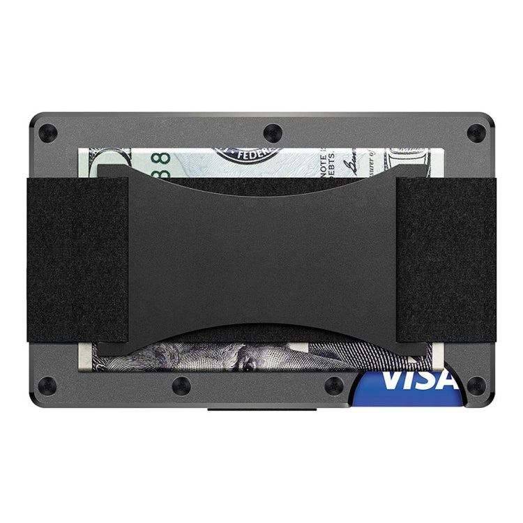 Credit Card Holder Wallets RFID Blocking Slim Metal Card Clip, Color: Real Carbon Fiber (Matte) - free shipping - PMC TechLife - Order now!