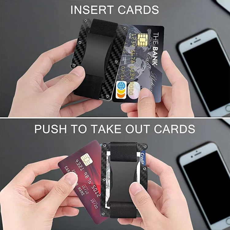 Credit Card Holder Wallets RFID Blocking Slim Metal Card Clip, Color: Grey - Antimagnetic RFID Package by PMC TechLife | Online Shopping South Africa | PMC TechLife | Buy Now Pay Later Mobicred