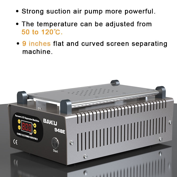 BAKU BA-948E Mobile Phone Liquid Crystal Separation Machine Flat Display Separator Heating Board EU Plug 220V - free shipping - PMC TechLife - Order now!