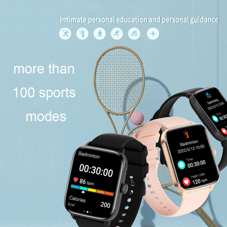 Aluminum Voice Assistant Music Blood Glucose Watch(Black) - Smart Watches by PMC TechLife | Online Shopping South Africa | PMC TechLife | Buy Now Pay Later Mobicred