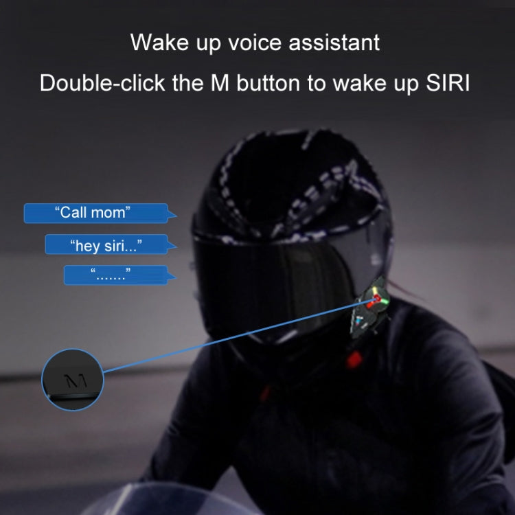 KUQIBAO Motorcycle Helmet Built-in Waterproof Bluetooth Earphone(Soft Microphone) - free shipping - PMC TechLife - Order now!