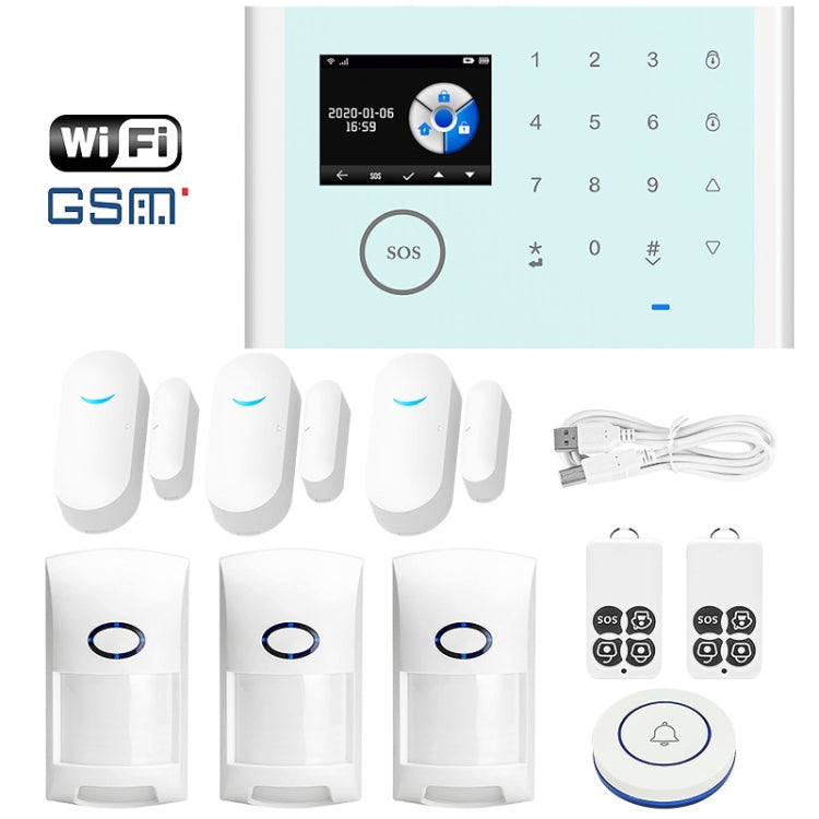 CS118   WIFI+GSM Tuya Smart Voice Alarm System Supports Amazon Alexa/ Google Assistant, Spec: Package 2 - free shipping - PMC TechLife - Order now!