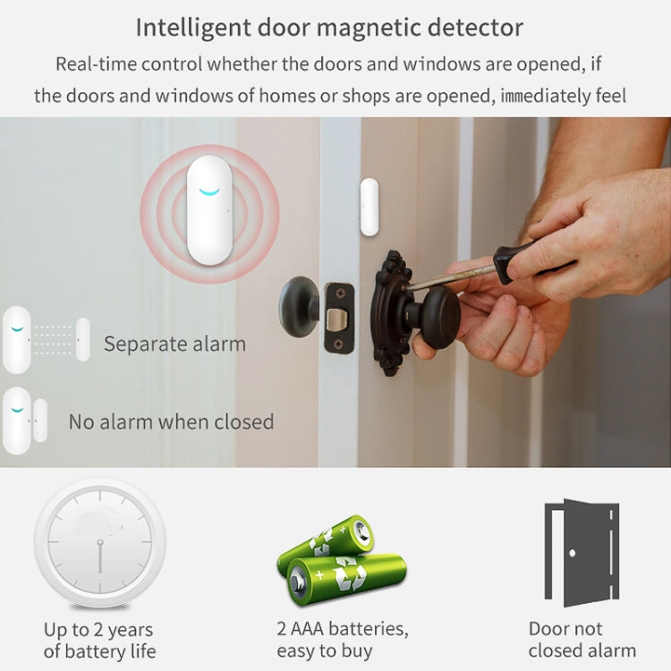 CS118   WIFI+GSM Tuya Smart Voice Alarm System Supports Amazon Alexa/ Google Assistant, Spec: Package 3 - Alarm System by PMC TechLife | Online Shopping South Africa | PMC TechLife