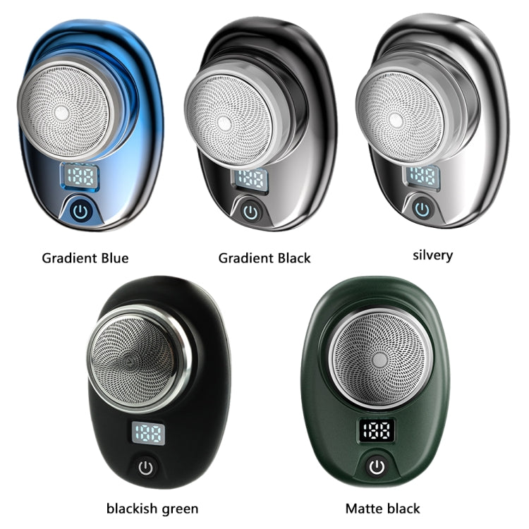 Portable Digital Razor Mini Washable Electric Shaver(Gradient Blue) - free shipping - PMC TechLife - Order now!