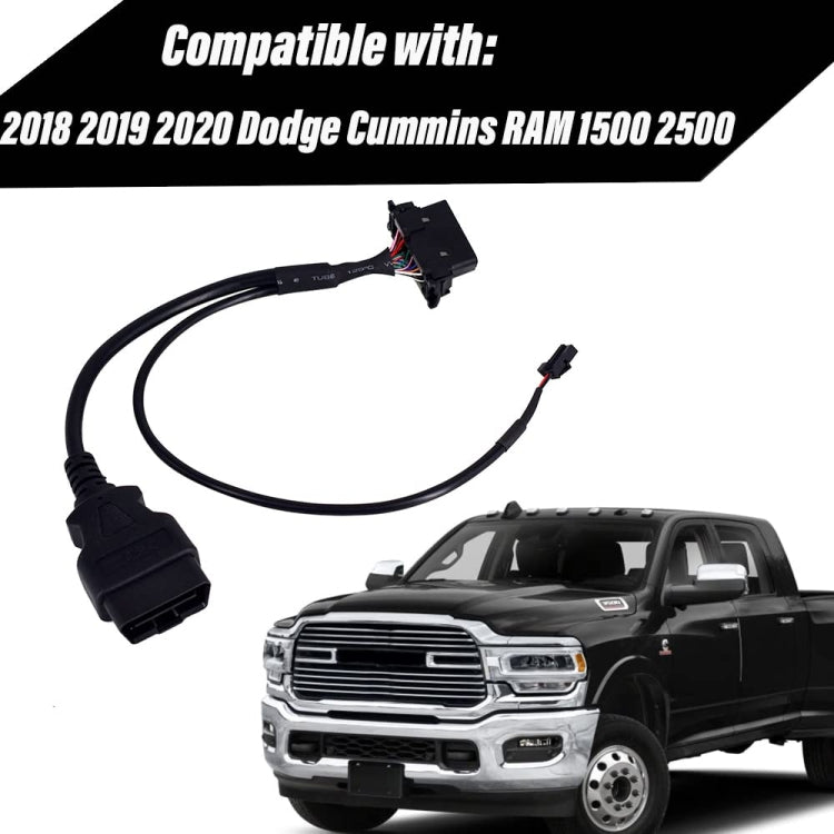 Safety Gate Bypass OBD2 Cable for Dodge Cummins RAM 1500 2500 2018-2020 - Cables & Connectors by PMC TechLife | Online Shopping South Africa | PMC TechLife